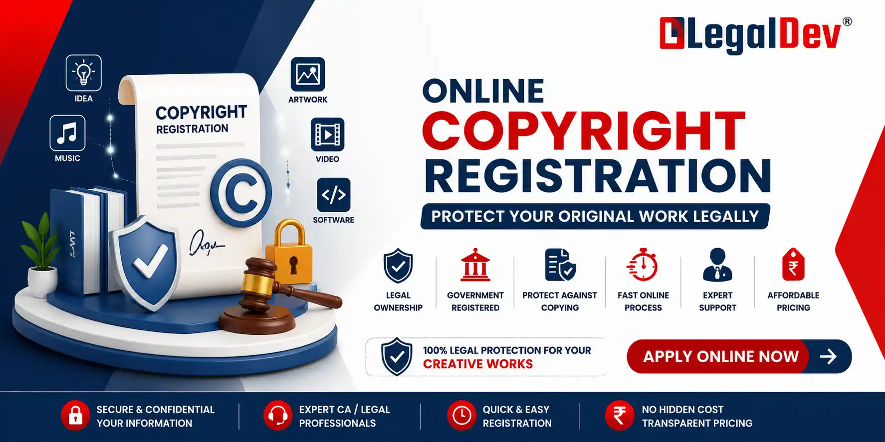 Application for Copyright Registration Services in India