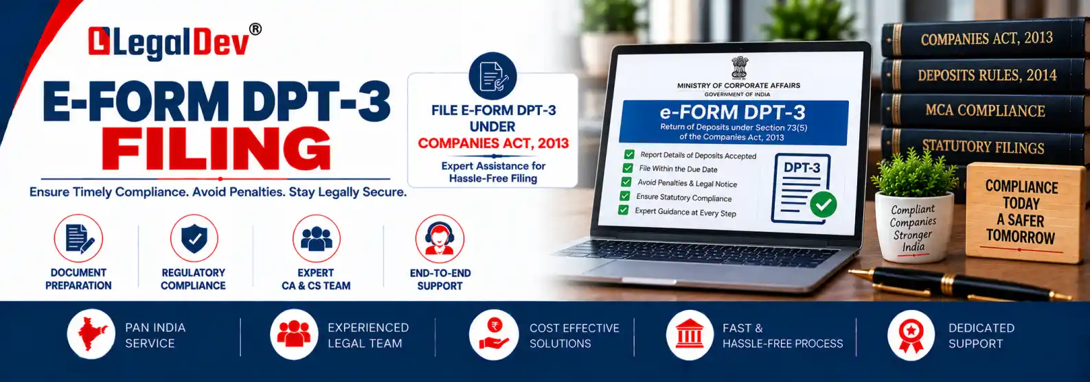 eForm DPT-3 Return of Deposits Filing