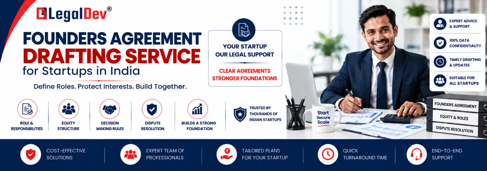 Founders Agreement Drafting Service for Startups in India