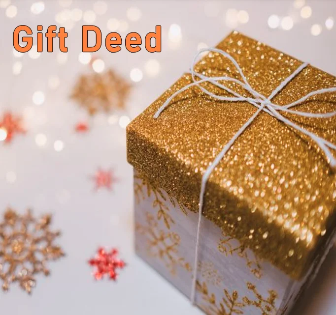 Free Gift Deed Form | Gift Property with This Deed Template