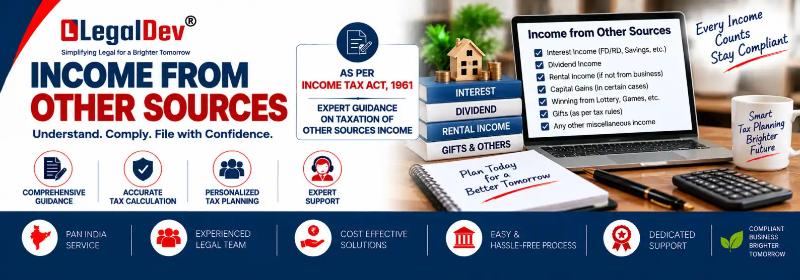 Income from Other Sources Tax Filing Service