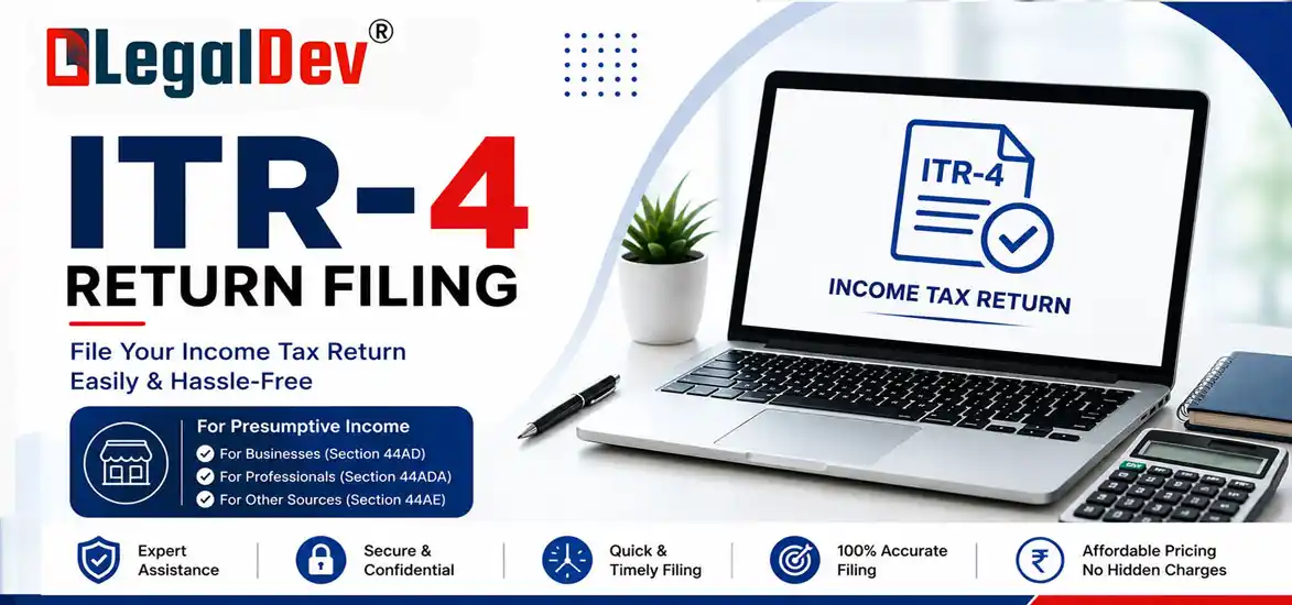 ITR-4 Sugam Return Filing for Presumptive Business and Professional Income