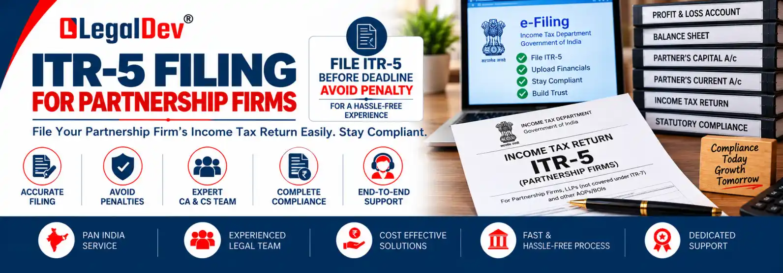 ITR-5 Filing for Partnership Firms