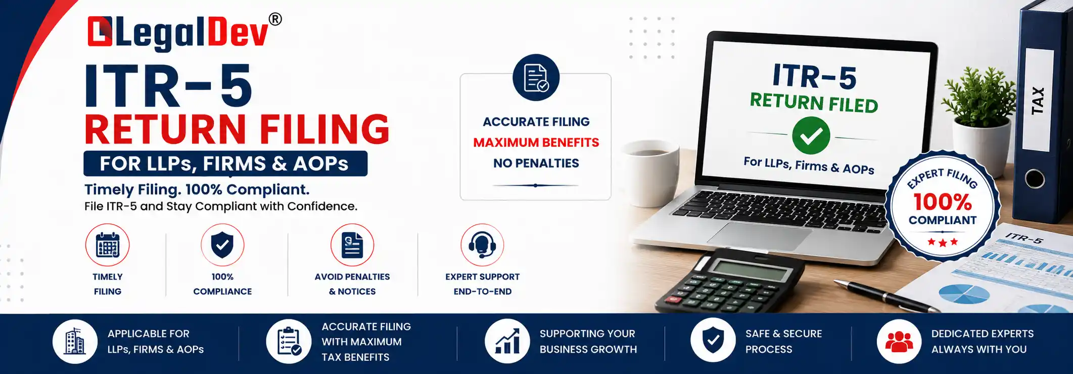ITR-5 Return Filing Process for Firms and LLPs