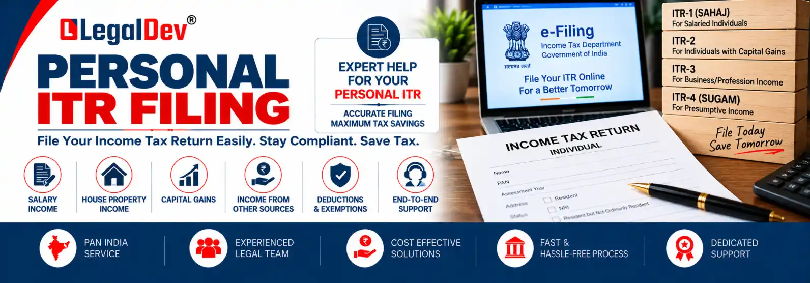 Personal ITR Filing Service in India
