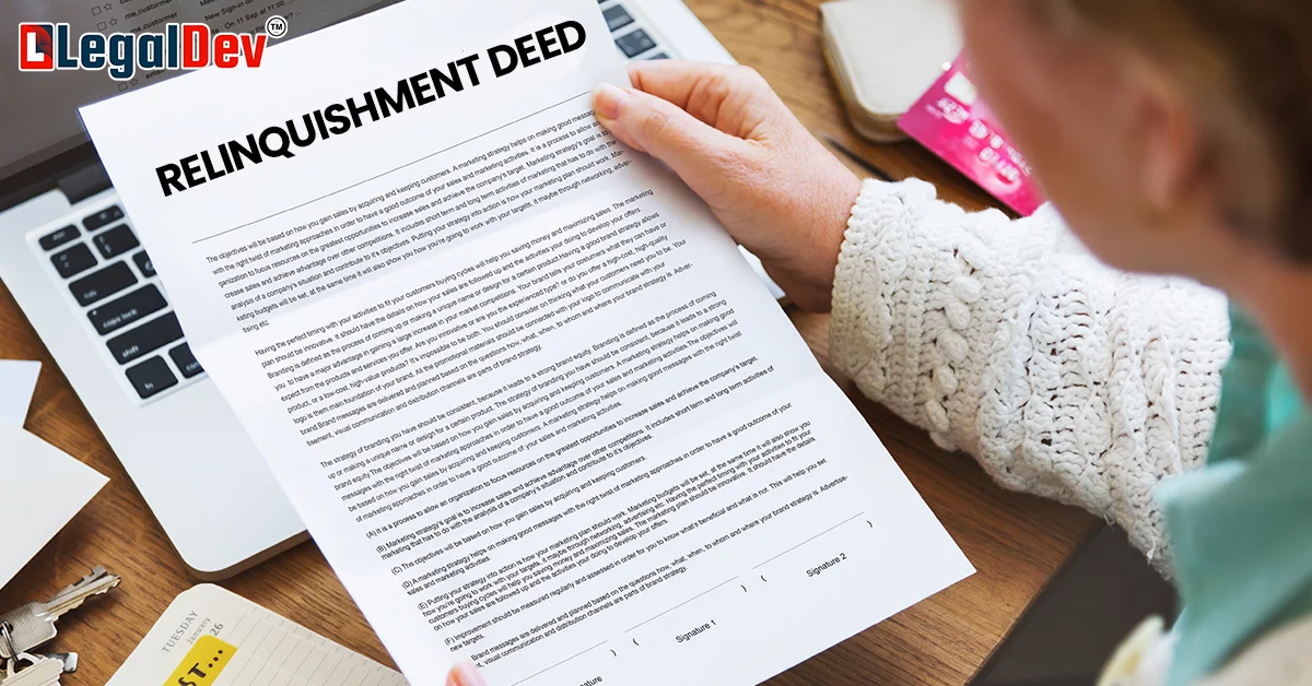 relinquishment Deed