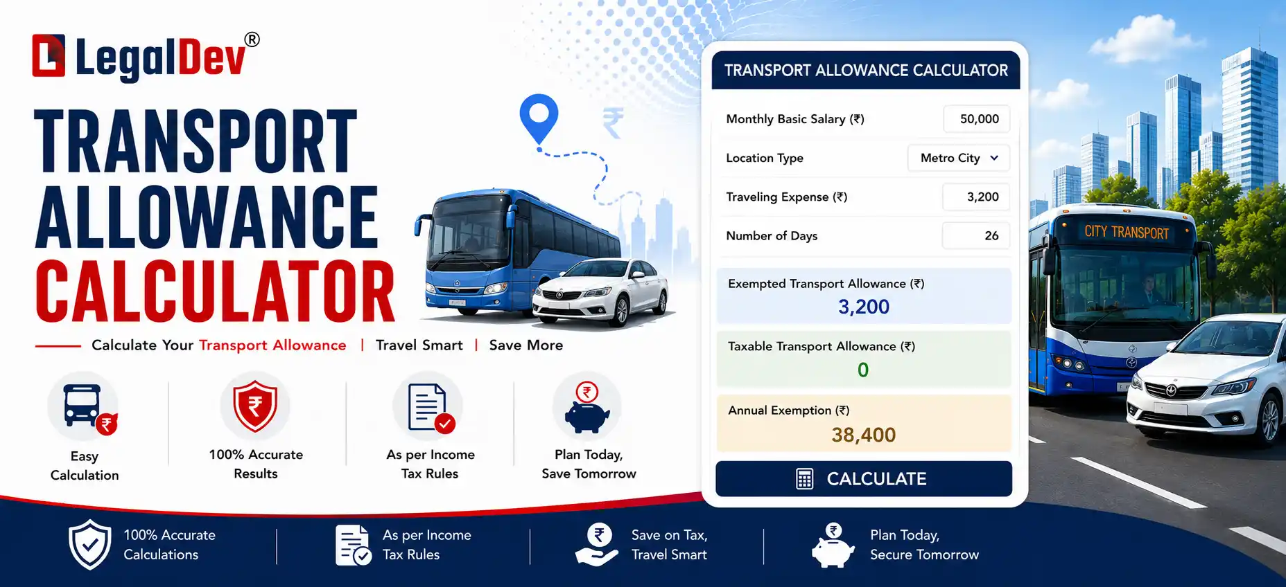 Transport Allowance Calculator